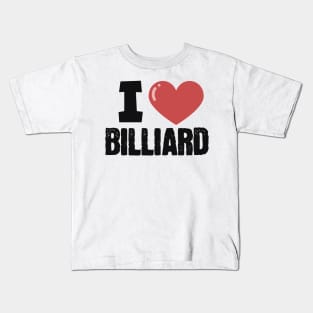 I love billiard Kids T-Shirt